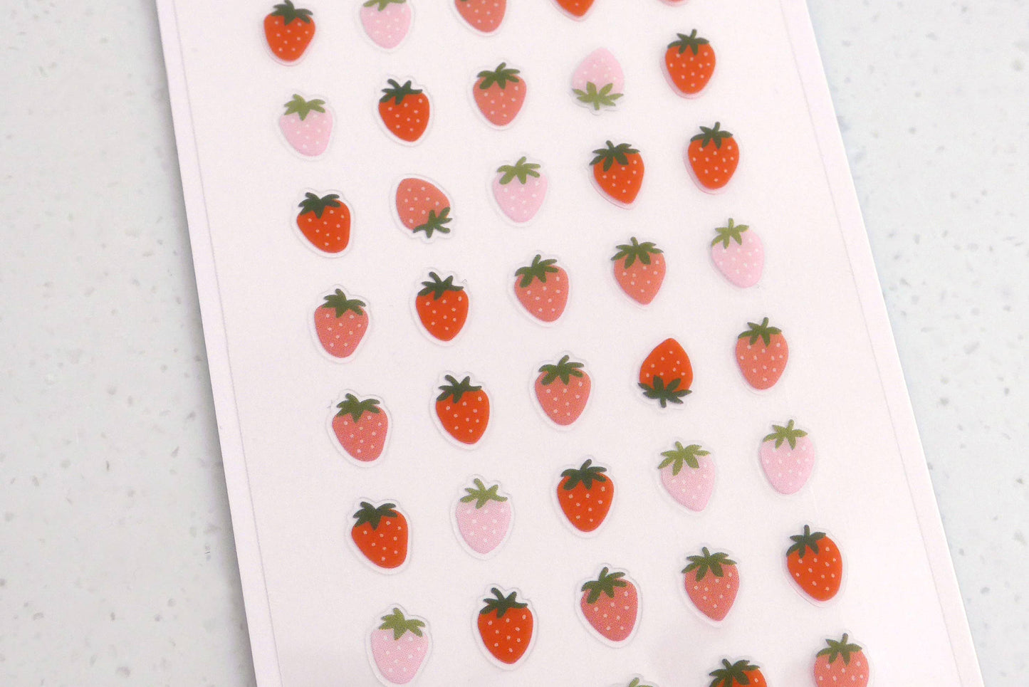 Suatelier Strawberries Mini Sticker Sheet