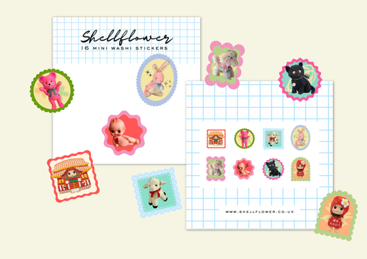 Shellflower Toys Washi Flake Stickers