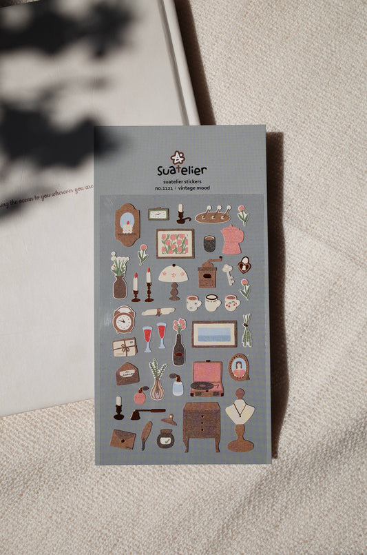 Suatelier Vintage Mood Sticker Sheet