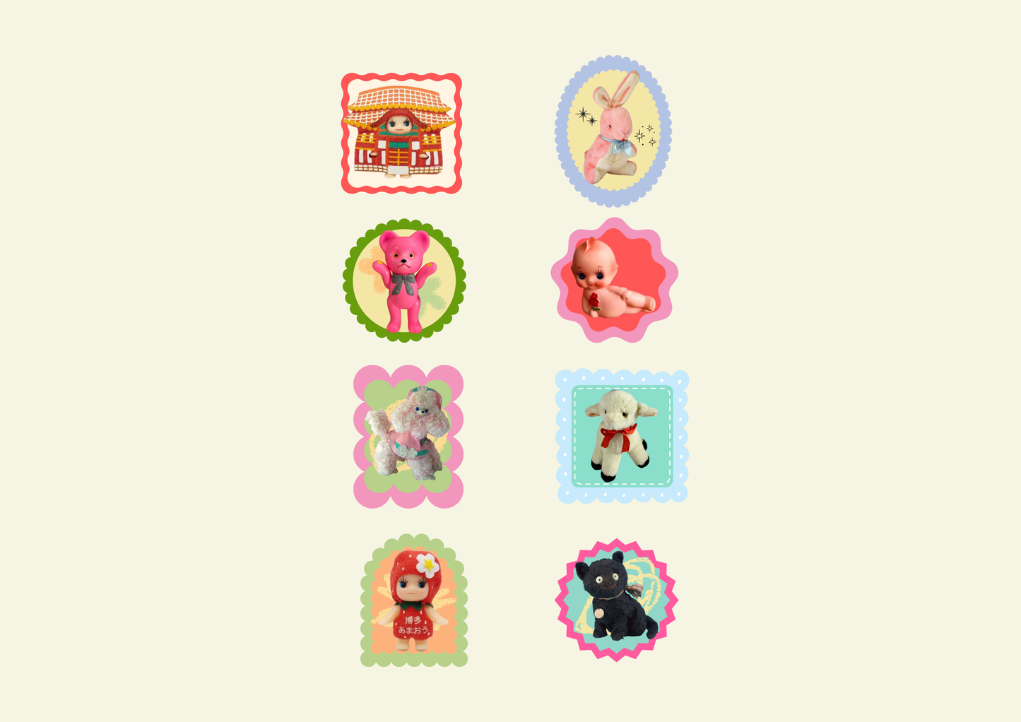 Shellflower Toys Washi Flake Stickers