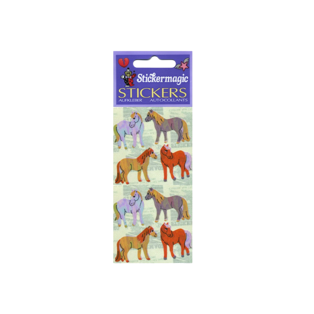 Stickermagic Pearlie Sticker Pack - Dartmoor Ponies