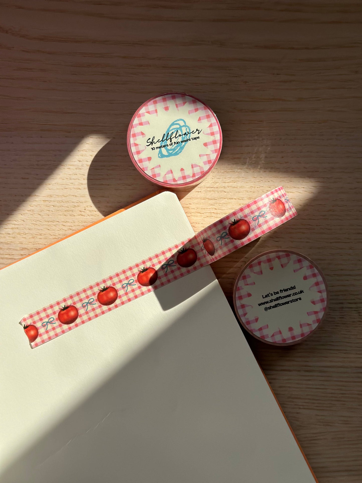 Shellflower Tomato Washi Tape