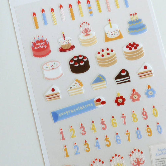 Suatelier Cake is Here Sticker Sheet