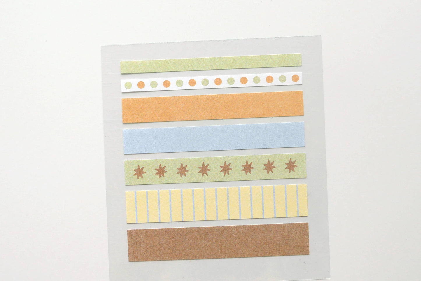 Suatelier Plain Washi Sticker Strips