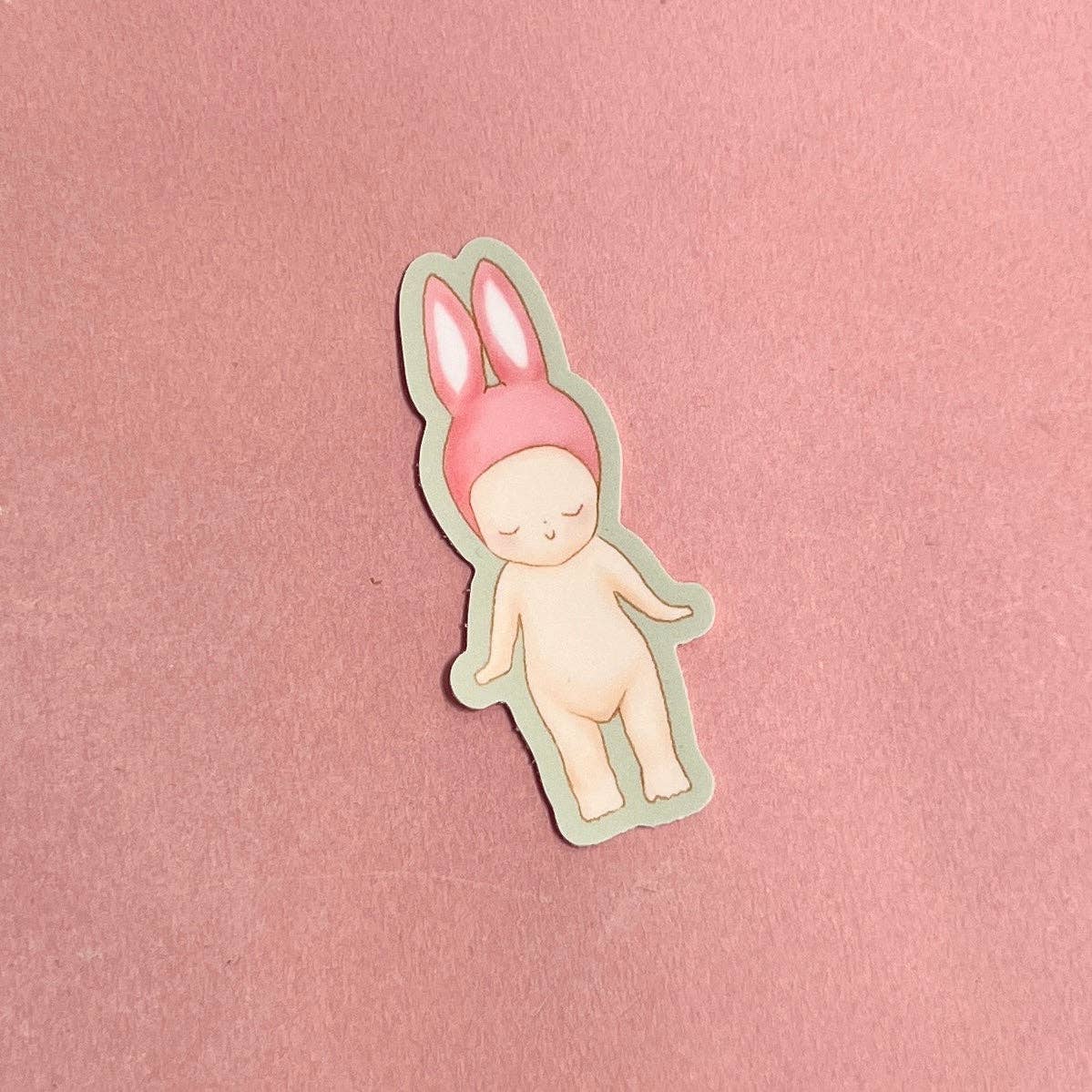 Alessia E Art Bunny Angel Sticker