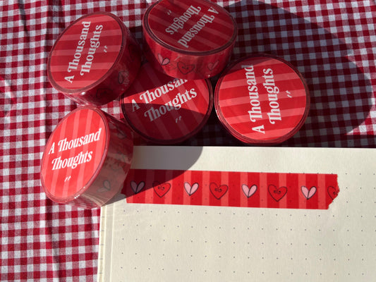 Hearts and Stripes Washi Tape