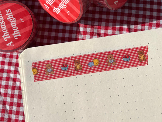 A Thousand Thoughts - Teddy Bears Picnic Washi Tape
